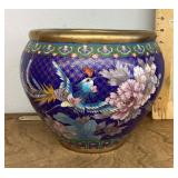 Cloisonnï¿½ planter pot