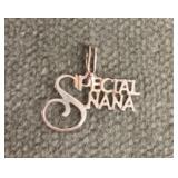 10k gold Special Nana pendant