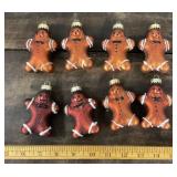 Christmas gingerbread boy ornaments