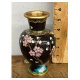 Small cloisonnï¿½ vase