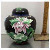 Cloisonne ginger jar