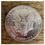 1 oz. American silver Eagle coin