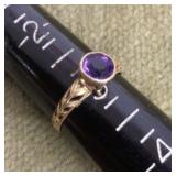 14k gold pinkie ring