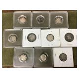 10 silver dimes