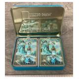 Anheuser-Busch playing cards in tin