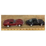 2 die cast cars