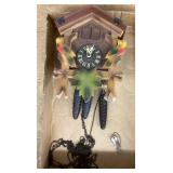 West German wooden cuckoo clock