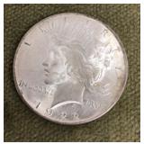 1922 Peace dollar