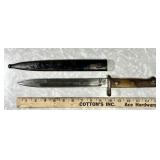 Spanish Toledo Mauser bayonet & steel scabbard