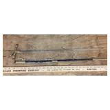 Decorative sword with scabbard