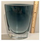 LSA heavy blown glass vase