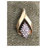 14k gold pendant