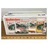 Budweiser 8-pc. glasses set --sealed box