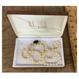 Hobï¿½ simulated pearl necklace