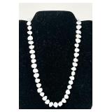 16" freshwater pearl necklace with sterling clasp