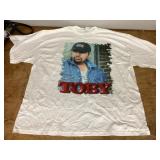 Toby Keith Big Throwdown Tour T-shirt Size 2XL