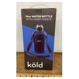 NEW Kï¿½ld water bottle with carry sleeve