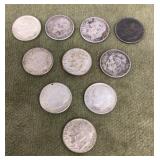10 silver dimes