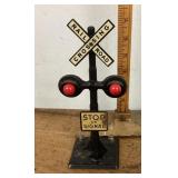 Model train railroad crossing signal