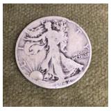 1942 Walking Liberty half dollar