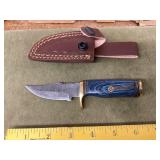 New fixed blade, Damascus, steel knife