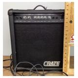 Crate amplifier --powers on