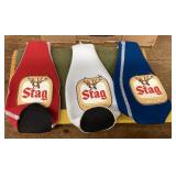 3 Stag Beer bottle coozies