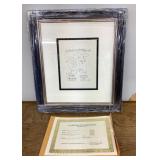 Picasso lithograph with COA 18x20