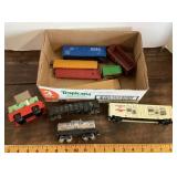 Train cars and parts