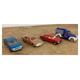 4 Corgi and Golden Wheel die cast cars