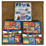 10 Days of Socks --Paw Patrol & Frozen Size 2T-4T