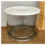 Pampered Chef glass food storage with lid