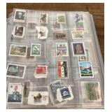 Binder full of stamps