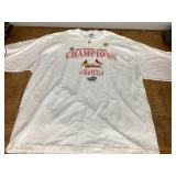 STL Cardinals 2004 National League shirt Size 3XL