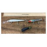 3 fishing lures