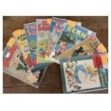 8 vintage comic books