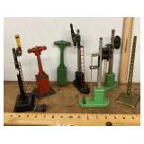 Model railroad signs and accessories