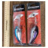 2 NEW Livingston fishing lures