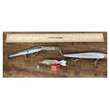3 fishing lures