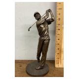 Golfer sculpture