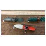 3 fishing lures