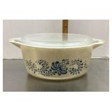 Pyrex Homestead casserole with lid