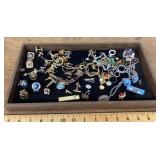 Lot of costume jewelry and men