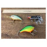 3 fishing lures