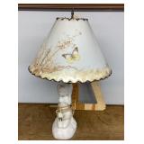 Van Briggle lamp with original shade
