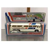 NOS Friction Powered Greyhound bus