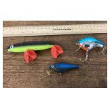 3 fishing lures