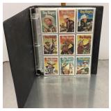 Binder with Roy Rogers trading cards