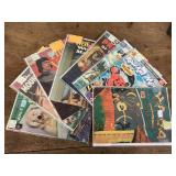 8 vintage comic books