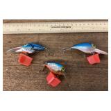 3 fishing lures